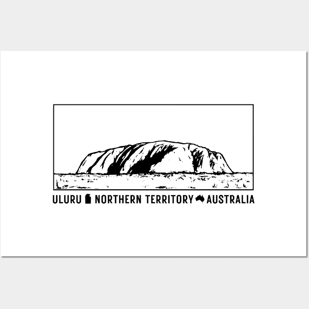 Uluru Illustration Wall Art by CreatorJ